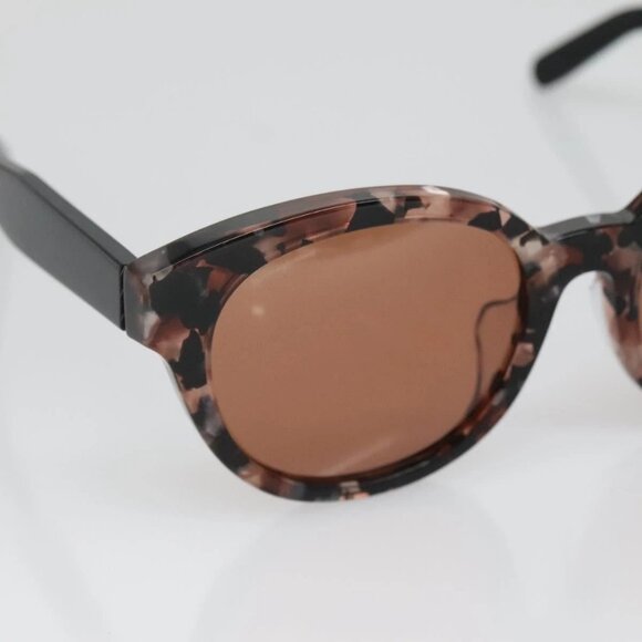 Salvatore Ferragamo Sunglasses plastic Brown Auth